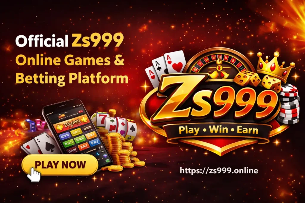 Zs999 online gaming and betting platform banner image